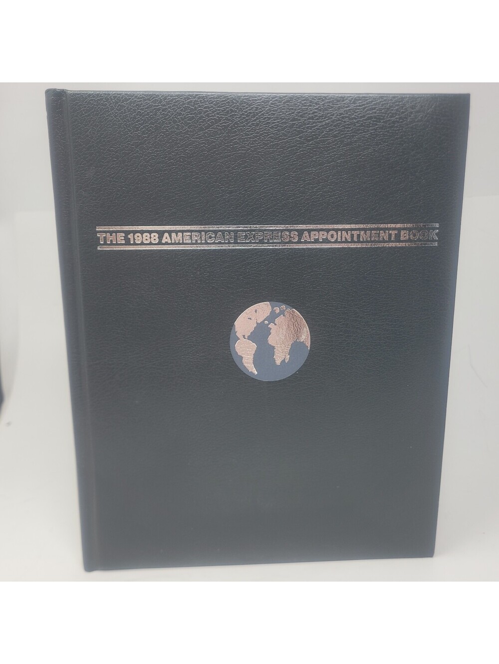 Vtg 1988 American Express Appointment Book Planner Calendar Travel Guide Gray